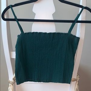 Emerald Green Cropped Tank
